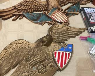 VINTAGE EAGLE DECOR 