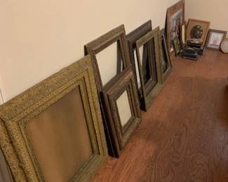Check out these antique frames. 
