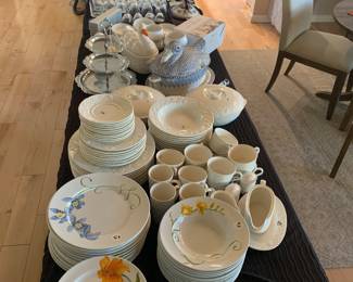 Beautiful dishes plenty for entertaining