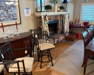 Barstools
Ethan Allen sideboard