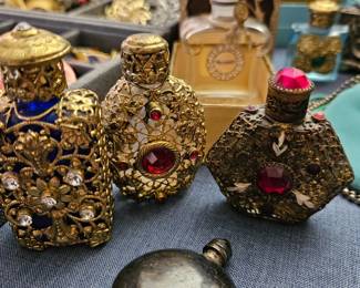 Vintage Czechoslovakian (and other) perfume bottles