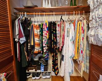 Handmade quilts (many hand sewn) and afghans