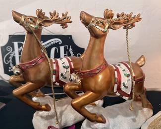 Christmas reindeer decor
