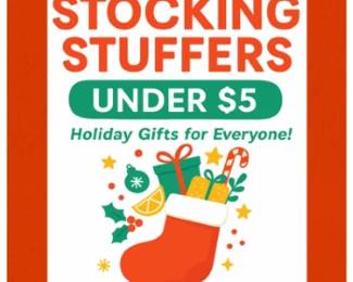 Stocking Stuffers under $5.00!!!