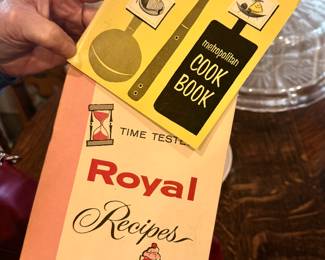 Vintage recipe books