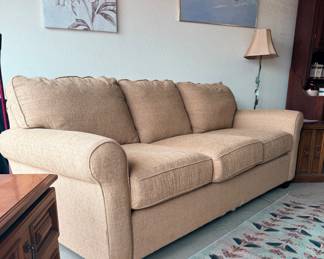 Cream modern sofa