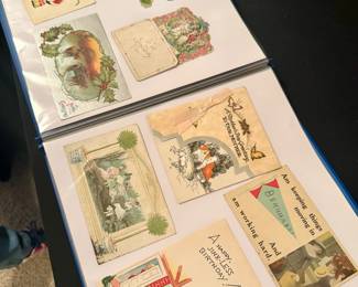 Victorian cards scrapbook collection