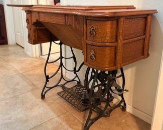 Vintage pedal sewing machine