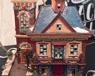 Collectible light up Christmas town decor