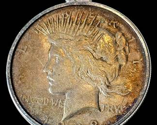 1923 Peace Dollar Pendant 