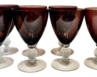 Cambridge Aurora Amethyst Goblets 
