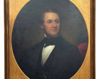 APPRAISED Antique Framed Ancestor Portrait 