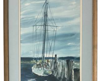 Braeutigam Original Watercolor 