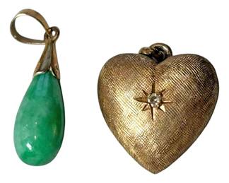 14K Gold Pendants 