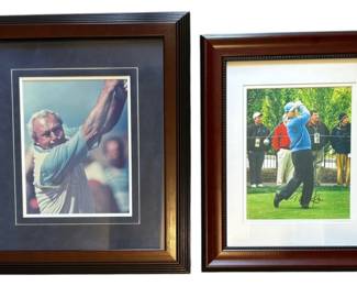 Autographed Arnold Palmer Tom Watson 