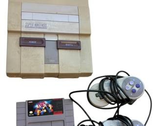 Super Nintendo and Game 
