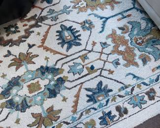 Ivory and Clay Area rug