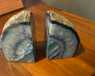 Agate Book Ends