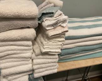 Tons of towels, bath, beach and more