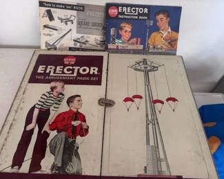 1950's Erector Set 1950's BEST CONDITION I have ever seen.