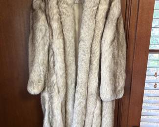 Silver Fox Fur Coat