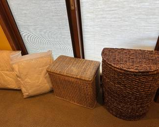 Comforters, Laundry Baskets