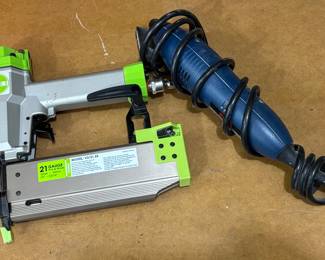Sander and Pneumatic Stapler
