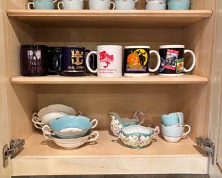 Neiman Marcus dishes, and cups