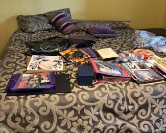 King size bed , Cher memorabilia