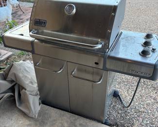 Stainless Weber propane genesis
