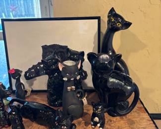 Vintage Halloween cats