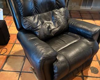 Leather recliner