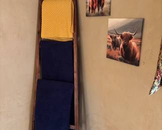 Decorative vintage ladder