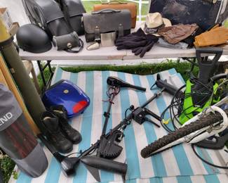 Motorcycle and Fishing