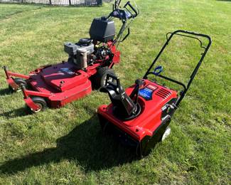 Snowblower and Exmark