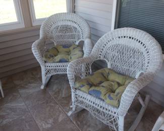 wicker chairs