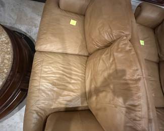 Leather Loveseat