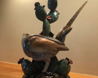 large Jason Napier bronze sculpture 12/12