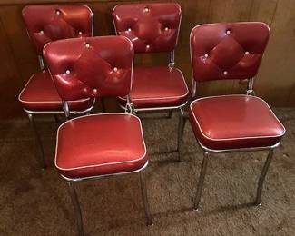 Reproduction of mid-century cafe chairs.