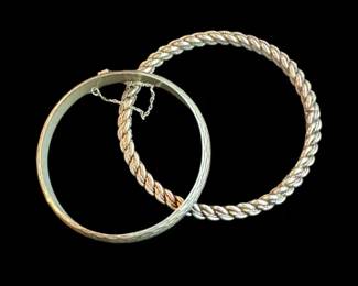 Sterling Silver bangle bracelets