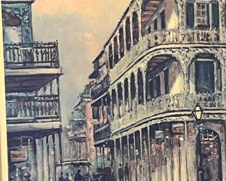 New Orleans Street Scene by Coleman