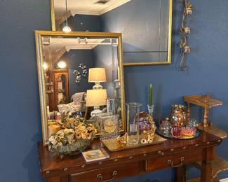 Mirrors and entry/ console table