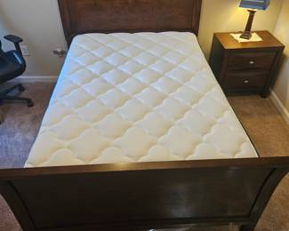 Available for Presale (704-724-3288) Full size bed with new Mattress $225