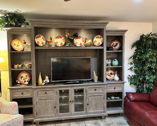 Havertys Furniture: Beckley Entertainment Wall, Collection of Roosters