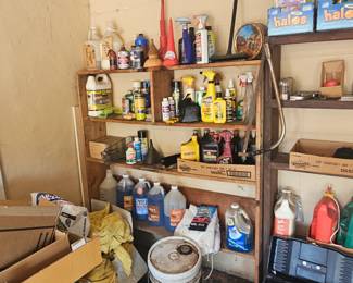 garage items. Shelf for sale.