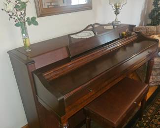 Upper level, living room. view 2 includes bench