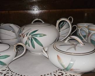 Located upstairs, dining room table. set