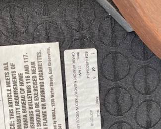 Saarienen Executive Armchair x 6. Designed by Ero Saarinen. A total of 6 chairs avaiable. Walnut wood legs and taupe leather upholstery. DWR retail price: $3,295.00 each.