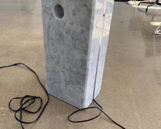 Arco Floor Lamp by Achille Castiglioni, DWR retail price:  $4,095.00. Cararra marle base. Steel arm.