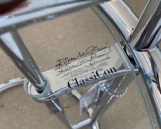 Adjustable Table E1027
Color: Chrome by designed Eileen Gray, still has the tag on it. DWR retail price:  $1,295.00